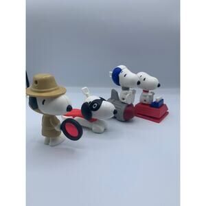 McDonalds Toy Peanuts Snoopy 2018 Lot of 4 Toys